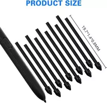 Flintronic S-pen 10 vnt. juodi pakaitiniai jutiklinio ekrano rašiklio antgaliai su pincetu, skirti Galaxy Tab S6/s7/s7+/s6 Lite/note10/note 5g/note10+/note10+ 5g/note20