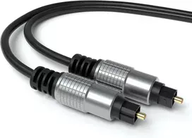 Jamega - 2 m optinis toslink kabelis | skaitmeninis optinis audio kabelis šviesolaidinis kabelis dts spdif digital suderinamas su soundbar, stereo, namų kinu, ps5, ps4, XBOX ir daugeliu kitu