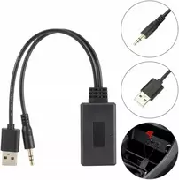 Automagnetola Bluetooth 5.0 adapteris radijui aux in mini jack 3.5 usb universalus