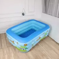 Bestway Pripučiamas vaikų baseinas 120x90x30 cm, stačiakampis, minkštas dugnas