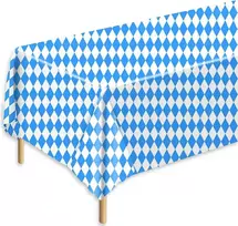 1 vnt. Oktoberfest staltiesė, bavariška staltiesė, 130 x 220 cm, Oktoberfest staltiesė, stačiakampė staltiesė Oktoberfest vakarėliui, vokiškos vakarėlio dekoracijos, Oktoberfest dekoracija