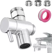 3 krypčių maišytuvo vožtuvas su adapteriais, G1/2, M22-24