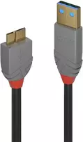 Lindy Usb 3.0 A į Micro-b kabelis, 2m, Anthra Line