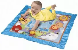 Fisher-price žaidimų kilimėlis kūdikiams pirmieji draugai
