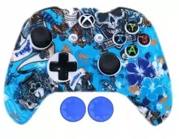Kbr games apsauginis silikoninis dėklas XBOX one pulteliui + 2 gripai