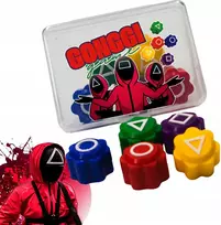Gonggi kauliukai 6g su gumine danga, 5 vnt. dėkle
