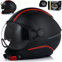 Atviras motociklo šalmas | Vito Lavori | Motoroleris, chopperis Ece 22.06 + Skydelis