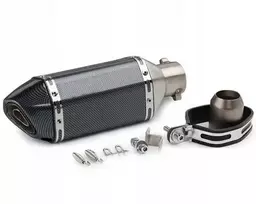 Motociklo duslintuvas Carbon Short 300mm Universalus išmetimas Trumpas Db Killer
