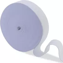 Amandelizabe elastinė juosta, balta, 40 mm pločio, 20 metrų storio, elastinė juosta namų tekstilei, siuvimo reikmenys, elastinė juosta siuvimui, elastinė juosta namų ūkiui, „pasidaryk pats“ amatai