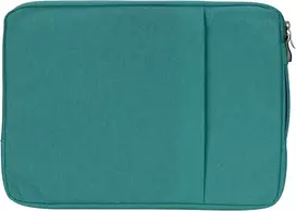 Ciciglow nešiojamo kompiuterio dėklas 15.6 colio 39 x 29 x 2 cm dvigubo sluoksnio dizaino poliesterinis nešiojamo kompiuterio krepšys, skirtas os laptop pro, skirtas dell (teal)