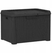 Sodo dėžė, antracito spalvos, 125 l, Pp
