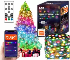 Mbg Line Led Kalėdinės lemputės wifi 20m 200vnt. daugiaspalvės smart tuya juosta