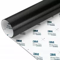 3m Cfs12 2080 Carbon juoda plėvelė automobiliui 152x80cm