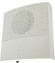 Durų skambutis 12v 90db 38 garsų laidinis baltas bell