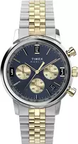 Timex Marlin vyriškas chronografas kvarcinis laikrodis, dviejų atspalvių mėlynas, apyrankė
