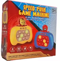 Elektroninis žaidimas pop it push konsolė avengers spiderman