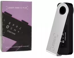 Ledger Nano S Plus kriptovaliutų piniginė Btc Eth Doge Shib Xrp Ada, 123451