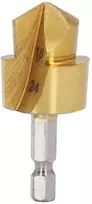 Lifting pakopinis grąžtas 1/4" šešiakampis kotas 90 laipsnių įleidžiamas grąžtas 18–24 mm pjovimo skersmens pakopinis grąžtas iš greitapjovio plieno vandens vamzdžių skylėms gręžti