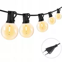 Led sodo girlianda lemputės burbulai 25 lemputės 7.5m G40 230v