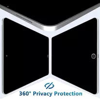 Haruyo privatumo apsauga, suderinama su Ipad 9.7 (6-os kartos, 2018) / Ipad 9.7 (5-os kartos, 2017), 360° apsauganti nuo šnipinėjimo plėvelė, neatspindinti, atspari įbrėžimams, apsauganti nuo burbuliukų