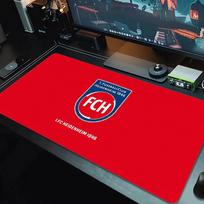 1. FC Heidenheim 1846 Mouse Pad Large Gaming Table Cushion Non-slip Laptop Tablet Big Mousepad XXL Mat Mini PC Playmat With Lock edge_xia 30cmx60cm(11.8x23.6inch) black