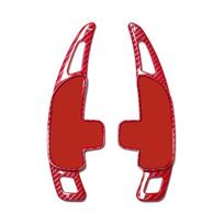 Skirta Mercedes-Benz AMG vairui su pavarų perjungimo svirtelėmis AMG A35 A45 C43 C63 E63 S63 S65 CLA 35 45 63 G63 GLE GLA GLC GLB priedai Red carbon pattern