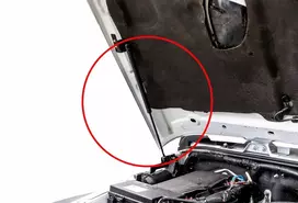 Jeep Wrangler Jk Dujos priekinės kapoto spyruoklės