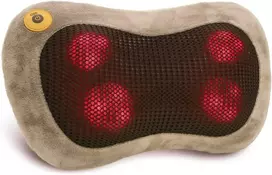 Vienos dienos pristatymas !!! Elektriniai masažiniai pagalvių masažo pagalvė shiatsu masažas su šildymu pečių kaklo nugaros kūno atpalaidavimui nuo skausmo.
