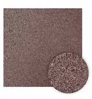 Fizyo Guminė apsauga po įranga, fitneso kilimėlis 50x50x2,5cm rudas
