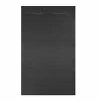 Hydrosan Miko stačiakampis dušo padėklas akmens tekstūros juodas 120x90 cm