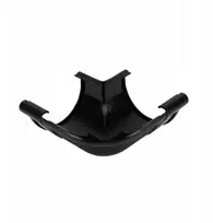 Galeco Pvc 90 lauko kampas 90° lietvamzdis juodas