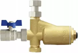 Magnetinis filtras su jungtimi ir rutuliniu ventiliu Pfm20 Womix 3/4