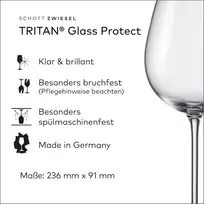 Zwiesel Vinos taurės baltajam vynui, 4 vnt.