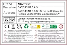 Adaptout 3g Sdi Bnc į Rca kabelis 20 cm su kampu Rg179 palaiko Hd-sdi 3g Sdi Bnc į Rca 4k 8k 75 omų prancūzų prekės ženklas