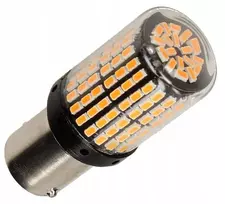 Led lemputė Ba15s 144 led smd 4014 oranžinė P21w 1 vnt.
