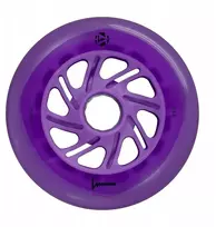 Lifeventure Šviečiantys riedučių ratukai Luminous Violetinė 110mm