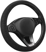 Afinderde poliesterinis vairo užvalkalas, kvėpuojantis, neslystantis, atsparus dilimui, automobilio vairo užvalkalas, standartinis dydis 36-39 cm išoriniam vairo skersmeniui