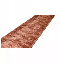 Orange Edo kilimas/takelis 100x220cm su neslystančiu geliniu pagrindu Mozaika Oranžinis