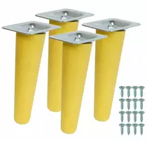 Lova Bukinės kojelės 15 cm, auksinės, komplektas 4 vnt.