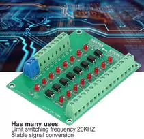 8 kanalų optinės izoliacijos modulis 24v į 5v optokopuotojo Plc signalo keitiklio plokštė signalo izoliacijai