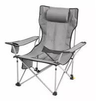 Vevor Sulankstomas Kempingo Gultas-kėdė 153x83x73cm, Apkrova 150kg, Pilkas