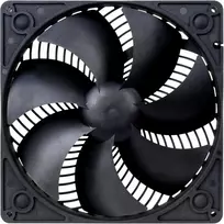 Silverstone Sst-ap181 - Air Penetrator kompiuterio korpuso aušinimo ventiliatorius 180 mm, didelis oro srautas, juodas