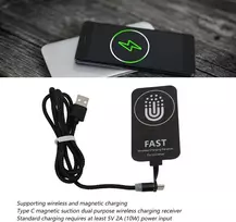 10 W belaidžio įkrovimo imtuvas, Qi imtuvas Usb C plonas belaidžio įkrovimo imtuvas su keliomis apsaugos funkcijomis, keli belaidžio telefono įkrovimo būdai