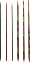 Knitpro 20 cm x 6 mm Symfonie dvigubos smailės virbalai, įvairiaspalviai