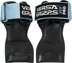 Versa Gripps® Fit Pro riešo dirželiai suaugusiems, geriausias treniruočių aksesuaras, mėlyna hortenzija, D/k