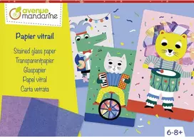 Avenue Mandarine Kc136c kūrybinė dėžutė su kalkavimo popieriumi, idealiai tinka nuo 6 metų, gyvūnai, 1 dėžutė