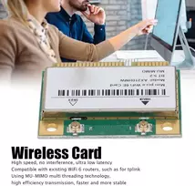 Atminties kortelė Didelės spartos Wifi 6ghz belaidė kortelė Triband Atnaujinimas Suderinama su Wifi 6 maršrutizatoriais Bt 5.2 Mu Mimo Ax210hmw Pcie skirta Win10 Win11 ir Os