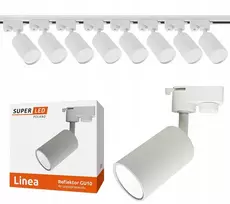 Led bėginis šviestuvas lempai 8x Gu10 + 2m bėgis Superled
