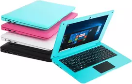 Bigmachine kompiuteris nešiojamas mini 10.1 colio 32gb windows 10 itin plonas ir lengvas netbook keturių branduolių pc hdmi usb webcam netflix youtube qwertz išdėstymas (mėlynas)
