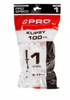 Pro Sp800 Pro plytelių išlyginimo sistema, 1mm, 100 vnt.